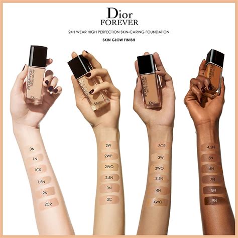 dior forever skin glow shades.